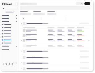 Square Order Guide Dashboard Wireframe